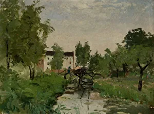 Landscape from Düsseldorf, 1878. Creator: Elias Muukka