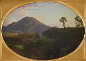 1856 Prints: Landscape from the Environs of Rome, 1856. Creator: Albert Zamett