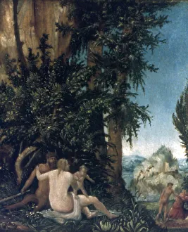 Landscape with family of Satyrs, 1507. Artist: Albrecht Altdorfer