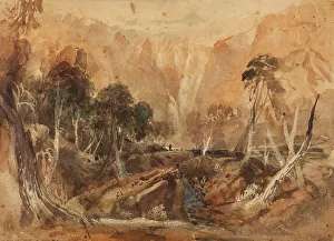 Cox David Prints: Landscape Fantasy, 1845-55. Creator: David Cox the Elder