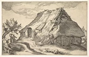 Boetius Adams Bolswert Gallery: Landscape with Farmhouse, 1613. Creator: Boetius Adams Bolswert