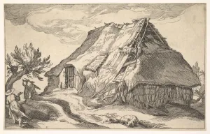 Boetius Adams Prints: Landscape with Farmhouse, 1613. Creator: Boetius Adams Bolswert