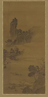 Ma Lin Prints: Landscape with Ferry Boats, Qing dynasty, 18th century. Creator: Unknown