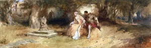 Landscape with Figures, 1885. Artist: Charles Cattermole