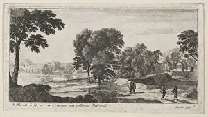 Landscape with Figures. Creator: Gabriel Perelle (French, c. 1603-1677)