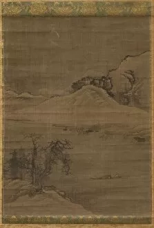 Attributed To Gallery: Landscape with Fishermen, 1600s. Creator: Yi Bul-hae (Korean, active 1500s), attributed to