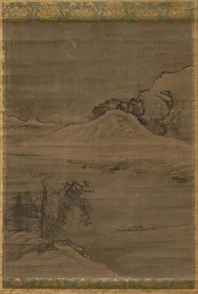 Attributed To Prints: Landscape with Fishermen, 1600s. Creator: Yi Bul-hae (Korean, active 1500s), attributed to
