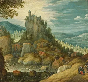 Water Mill Prints: Landscape with a Fortress. Creator: Marten Ryckaert