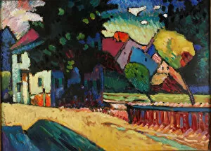 Expressionism Collection: Landscape with a green House, 1909