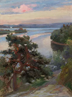 Edelfelt Albert Prints: Landscape from Haikko, 1892-1893. Creator: Albert Edelfelt