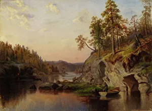 Landscape at Häme, 1860-1867. Creator: Emma Gyldén