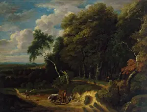 Farm Animal Prints: Landscape with a Herd, 1640. Creator: Jacques d'Arthois