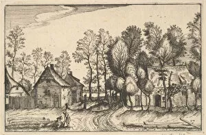 Brabant Gallery: Landscape with Hewed Trees, plate17 from Regiunculae et Villae Aliquot Ducatus Brabant