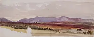 Vast Prints: Landscape with Hills in the Distance, c1840s. Creator: John Phillip