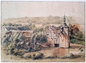 Landscape with Houses, c1643-1687. Artist: Gillis Neyts