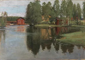 Vilho Sjostrom Prints: Landscape from Inha, 1905. Creator: Vilho Sjöström