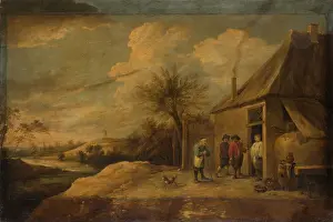 Landscape with Inn at a River, 17th century. Creator: Workshop of David Teniers the Younger
