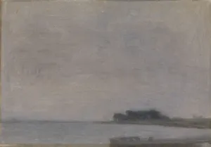Hammershoi Wilhelm Prints: Landscape on the Island of Falster, 1891. Creator: Vilhelm Hammershøi