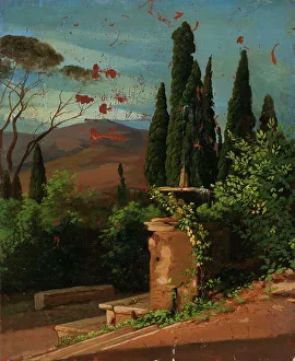 Blommer Nils Jakob Prints: Landscape from Italy, 1835-1853. Creator: Nils Jakob Blommer