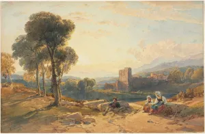 Landscape, Italy, 1872. Creator: William Leighton Leitch (British, 1804-1883)