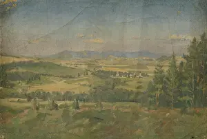 Czlder Prints: Landscape IV, early 20th century. Creator: Dezider Czolder