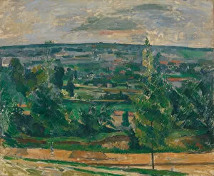 Provence Collection: Landscape in Jas de Bouffan. Artist: Cezanne, Paul (1839-1906)
