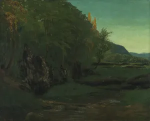 Woodlands Prints: Landscape from Jura, 1868. Creator: Gustave Courbet