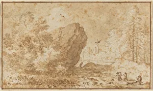 Landscape with Large Rock. Creator: Allart van Everdingen