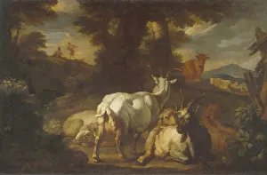 Mulier Prints: Landscape with Mercury and Battus. Artist: Mulier, Pieter, the Younger (1637-1701)