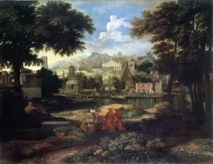 Etienne Prints: Landscape with Moses Saved from the Nile