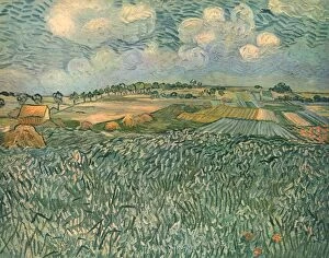 Phaidon Press Collection: Landscape Near Auvers, June 1890, (1947). Creator: Vincent van Gogh