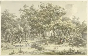 Van Drielst Egbert Prints: Landscape near Eext (Drenthe), 1793. Creator: Egbert van Drielst