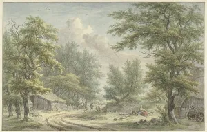 Van Drielst Egbert Prints: Landscape near Eext, Drenthe, 1806. Creator: Egbert van Drielst