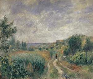 Landscape near Essoyes (Landscape with two Figures on the Grass), 1892. Creator: Pierre-Auguste Renoir