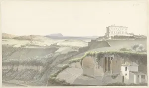 Detached Prints: Landscape near Genzano di Roma, 1778-1847. Creator: Josephus Augustus Knip