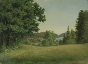 Landscape near the Lake Borrevannet, 1878. Creator: Hedevig Thorine Christiane Lund