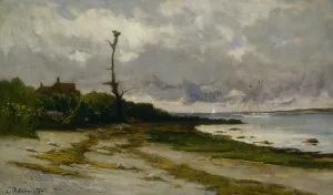 Seaweed Prints: Landscape near Newport, R. I. ca. 1877-1878. Creator: Edward Mitchell Bannister