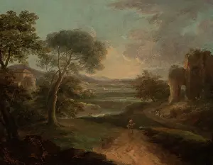 Overcast Prints: Landscape near Rome, 1741. Creator: Paolo Anesi