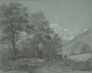 Goatherd Prints: Landscape near Ruhpolding, late 18th-mid-19th century. Creator: Cantius Dillis