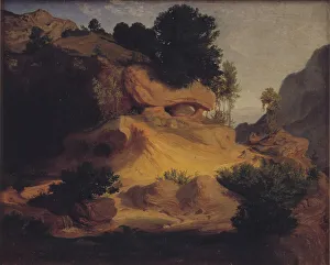 Lorenz Frolich Prints: Landscape near Subiaco, Italy, 1847. Creator: Lorenz Frolich