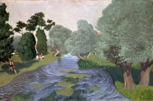 Landscape in the Normandy, Arques-la-Bataille, 1903. Artist: Felix Edouard Vallotton