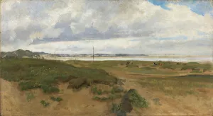 Sand Dune Prints: Landscape from Ogna at Jaeren, 1878. Creator: Kitty Lange Kielland