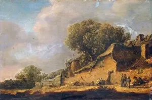 Sunny Prints: Landscape with a Peasant Cottage, 1631. Creator: Jan van Goyen
