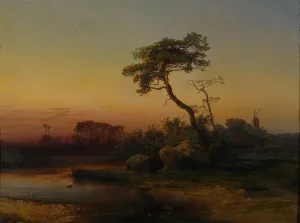 0 Russia Prints: Landscape with Pine tree