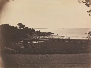 Landscape, Prides Crossing, ca. 1856. Creator: Samuel Masury