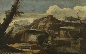 Dughet Gaspar Prints: Landscape, probably c1700. Creator: Unknown