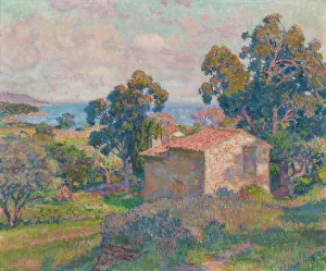 Antell Collections Prints: Landscape from Provençe, 1917. Creator: Théo van Rysselberghe