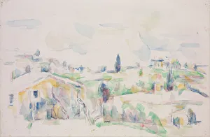 Provence Collection: Landscape in Provence. Artist: Cezanne, Paul (1839-1906)