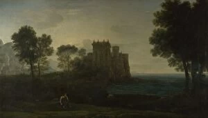 Lorrain Collection: Landscape with Psyche outside the Palace of Cupid (The Enchanted Castle), 1664