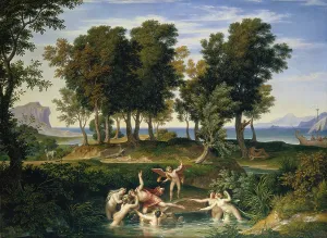 Youth Prints: Landscape with the Rape of Hylas, 1832. Creator: Joseph Anton Koch